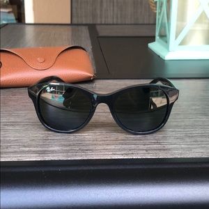 Black Ray-Ban sunglasses